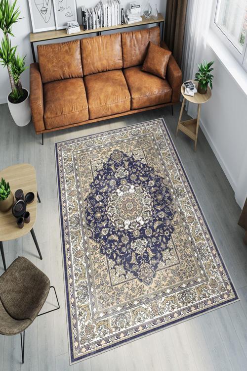 Dekoratif Özel Tasarım Yıkanabilir, İnce, Kaymaz Tabanlı, Modern Halı