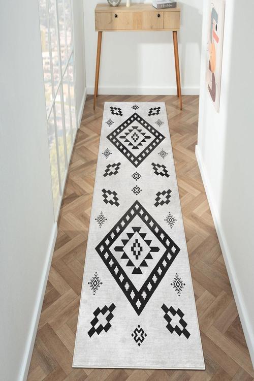 Dekoratif Kaymaz Taban, Özel Tasarım, Yolluk ,Runner , Koridor Halısı