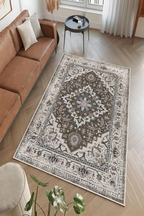 Dekoratif Özel Tasarım Yıkanabilir, İnce, Kaymaz Tabanlı, Modern Halı