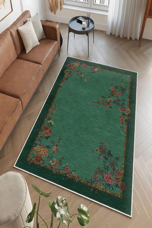 Dekoratif Özel Tasarım Yıkanabilir, İnce, Kaymaz Tabanlı, Modern Halı