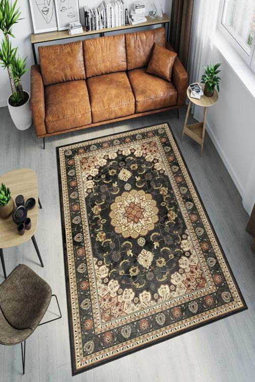 Dekoratif Özel Tasarım Yıkanabilir, İnce, Kaymaz Tabanlı, Modern Halı