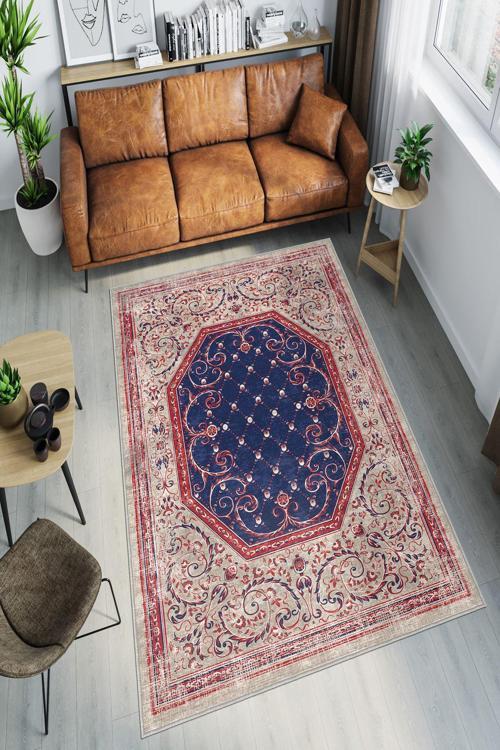 Dekoratif Özel Tasarım Yıkanabilir, İnce, Kaymaz Tabanlı, Modern Halı
