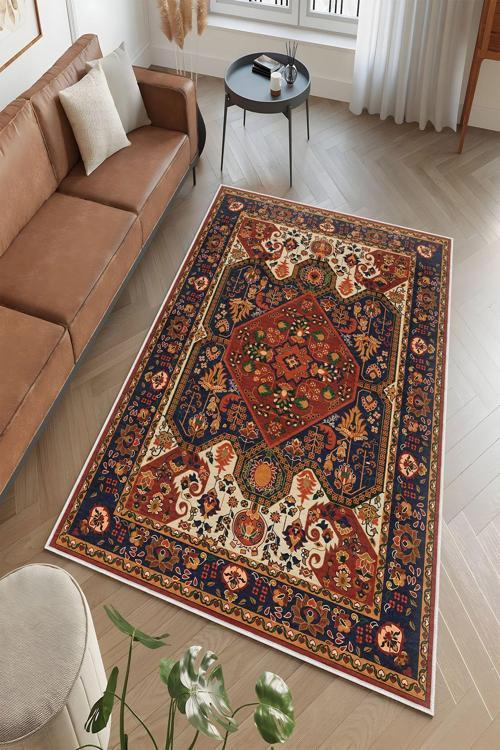 Dekoratif Özel Tasarım Yıkanabilir, İnce, Kaymaz Tabanlı, Modern Halı