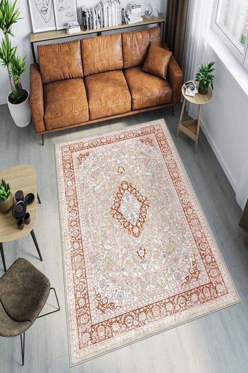 Dekoratif Özel Tasarım Yıkanabilir, İnce, Kaymaz Tabanlı, Modern Halı