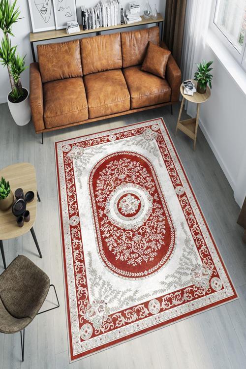 Dekoratif Özel Tasarım Yıkanabilir, İnce, Kaymaz Tabanlı, Modern Halı