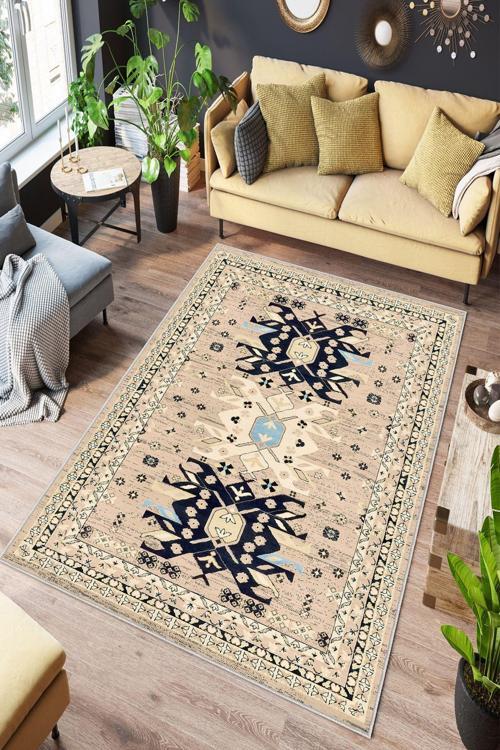 Dekoratif Özel Tasarım Yıkanabilir, İnce, Kaymaz Tabanlı, Modern Halı