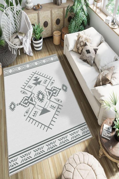 Dekoratif Özel Tasarım Yıkanabilir, İnce, Kaymaz Tabanlı, Modern Halı