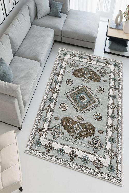 Dekoratif Özel Tasarım Yıkanabilir, İnce, Kaymaz Tabanlı, Modern Halı