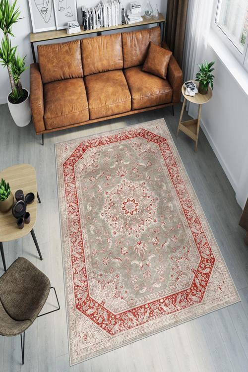 Dekoratif Özel Tasarım Yıkanabilir, İnce, Kaymaz Tabanlı, Modern Halı
