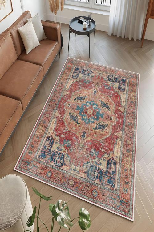 Dekoratif Özel Tasarım Yıkanabilir, İnce, Kaymaz Tabanlı, Modern Halı