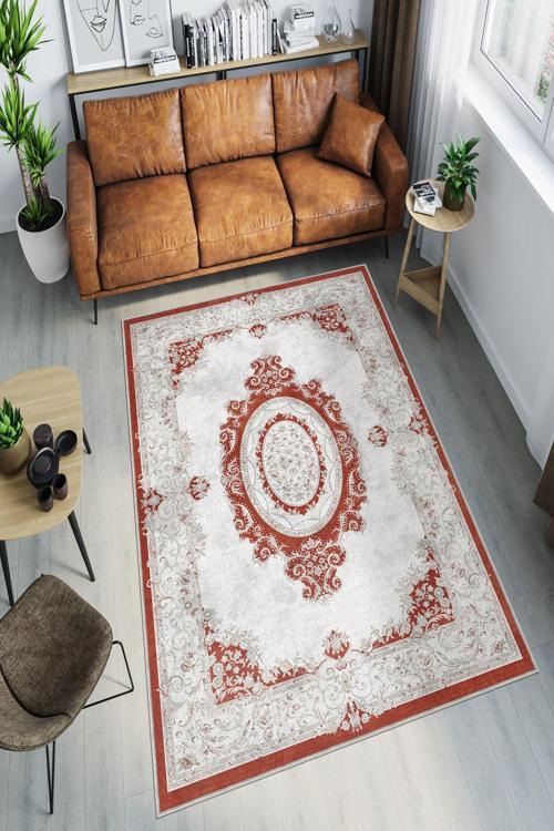 Dekoratif Özel Tasarım Yıkanabilir, İnce, Kaymaz Tabanlı, Modern Halı