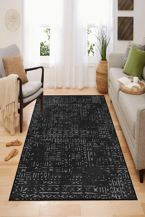 Dekoratif Özel Tasarım, Yıkanabilir, İnce, Kaymaz Tabanlı, Modern Halı