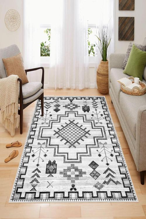 Dekoratif Özel Tasarım, Yıkanabilir, İnce, Kaymaz Tabanlı, Modern Halı