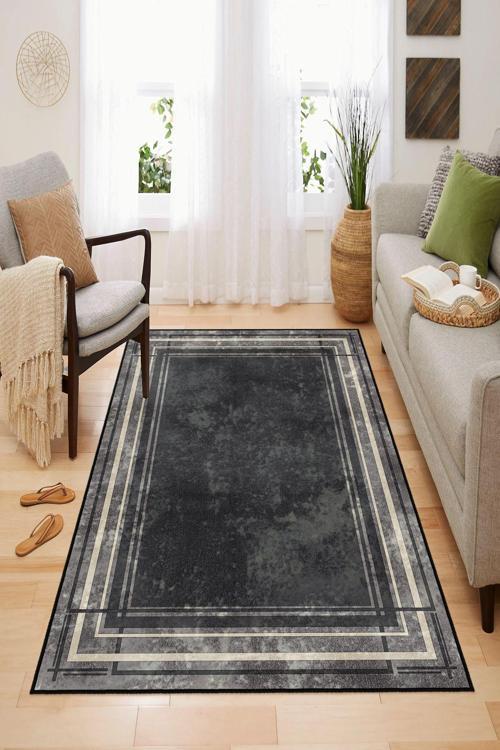 Dekoratif Özel Tasarım, Yıkanabilir, İnce, Kaymaz Tabanlı, Modern Halı