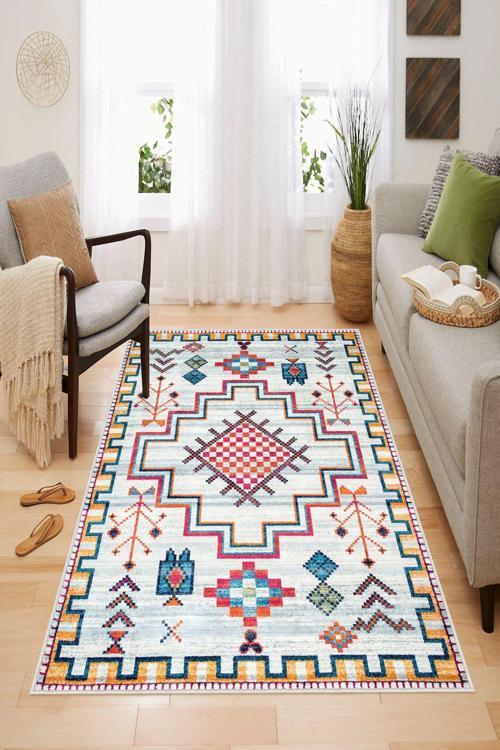 Dekoratif Özel Tasarım, Yıkanabilir, İnce, Kaymaz Tabanlı, Modern Halı