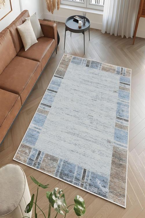 Dekoratif Özel Tasarım Yıkanabilir, İnce, Kaymaz Tabanlı, Modern Halı