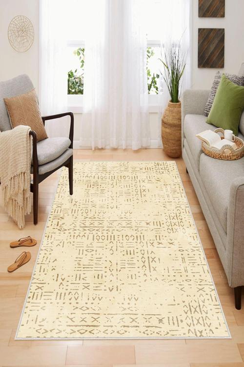 Dekoratif Özel Tasarım, Yıkanabilir, İnce, Kaymaz Tabanlı, Modern Halı