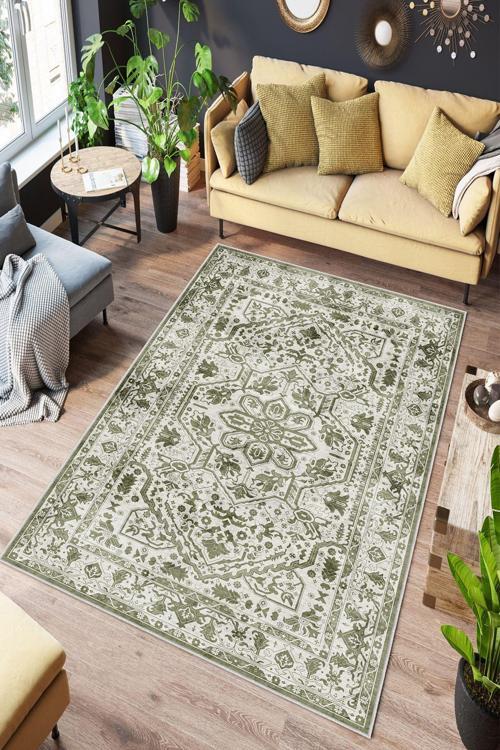 Dekoratif Özel Tasarım Yıkanabilir, İnce, Kaymaz Tabanlı, Modern Halı