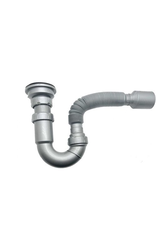 Donau Lavabo Eviye Sifonu S Tipi Körüklü .Ø40 - 50 Mm Çıkışlı 2 Adet