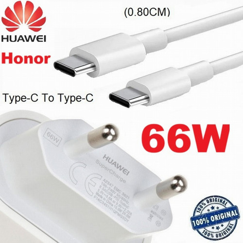 HUAWEI Honor Supercharge 66w 6A Type C 80 cm Kablo 6A Cep Telefonu Şarj Cihazı