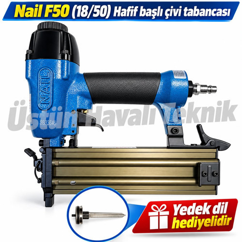 NAİLF50 (18/50) Hafif Başlı Çivi Tabancası - Yedek Dil Hediyelidir