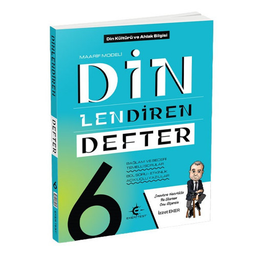 6. Sınıf Din Kültürü ve Ahlak Bilgisi Dinlendiren Defter Eker Test Yayınları