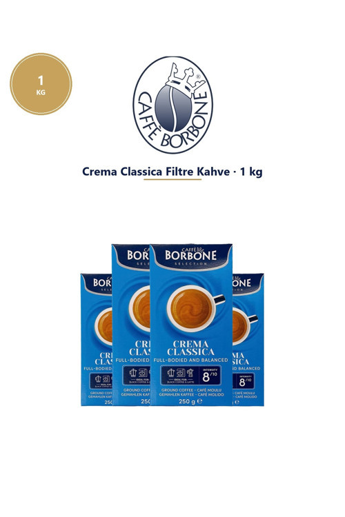 Classica Filtre Kahve 4lü Ekonomik Paket 4x250 gr 1 Kg Stok Avantajı