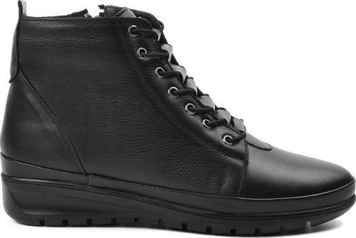 7685 Siyah Hakiki Deri Kadın Hakiki Deri Bot