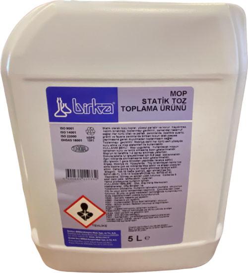 Mop Statik Toz Toplama Ürünü 4 Adet x 5 Litre, Mobilya ve Sert Yüzeyler İçin