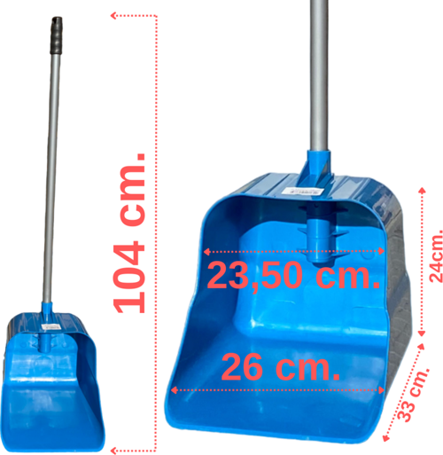 Mastermop Metal Saplı Endüstriyel Çöpçü Faraşı x 12 Adet