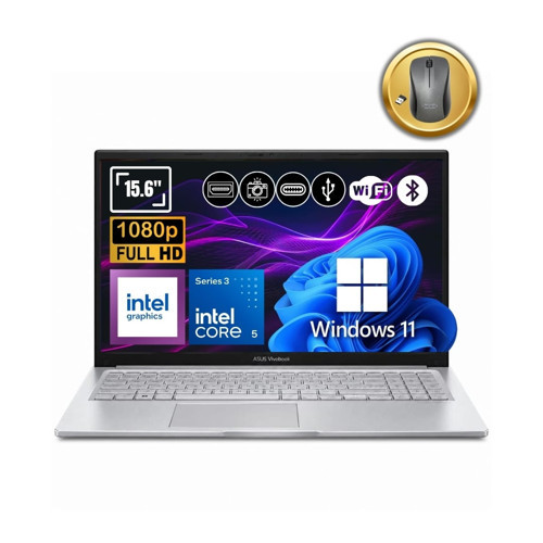 Vivobook 15 Core 5 315 32GB 1TB SSD 15.6" FHD Win11 Home A1504MA-BQ1250W_A16 Notebook+ Mouse