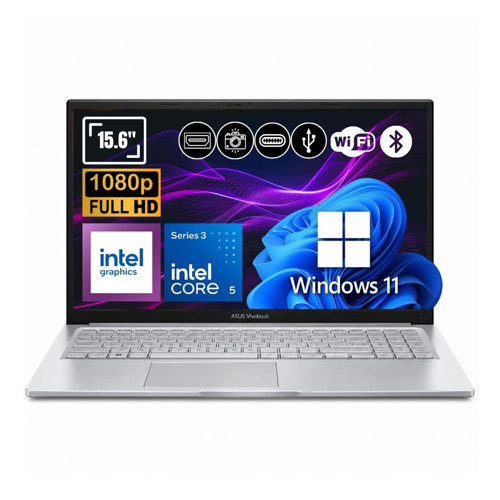 Vivobook 15 Core 5 315 16GB DDR5 1TB SSD 15.6" FHD Win11 Home A1504MA-BQ1250W_A4 Notebook