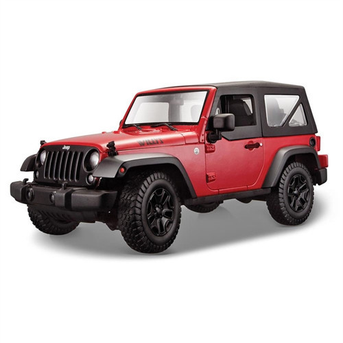 2014 Jeep Wrangler 1-18 Model Araba s-e Kırmızı