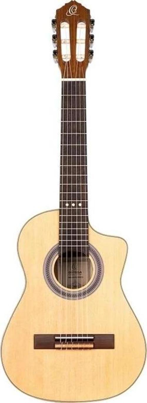RQ25 Requinto Series 1/2 Cutaway Klasik Gitar (Natural)