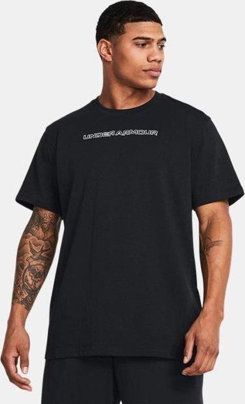 UA HW LOGO OVERLAY EMB SS Erkek T-Shirt