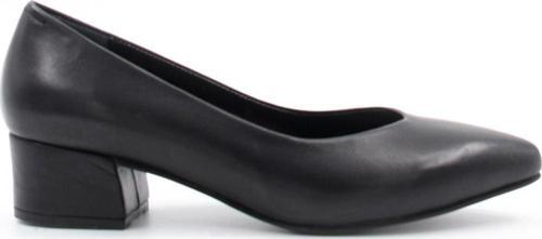 Hakiki Deri Kadın Kalın Topuklu Ayakkabı 792ZA051-801