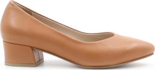 Hakiki Deri Kadın Kalın Topuklu Ayakkabı 792ZA051-801