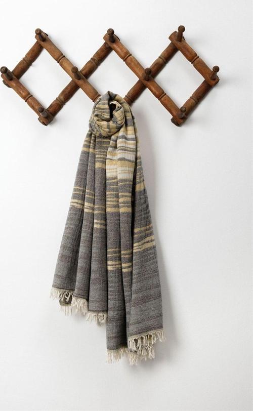 Bali Peştemal Hardal - Siyah