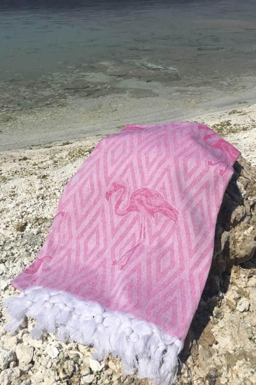 Fuşya Flamingo Peştemal
