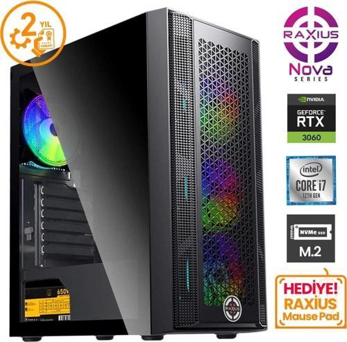 Nova G1 i7 3060-27FF05 i7-12700F 32GB 512SSD RTX3060 FreeDOS Gaming Masaüstü Bilgisayar