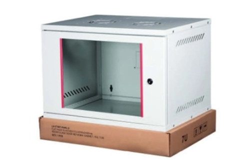 DEMONTE 19 INCH 09U W540XD400 MM KABINET (RAL 7035)(ON TEK CAM KAPAK)
