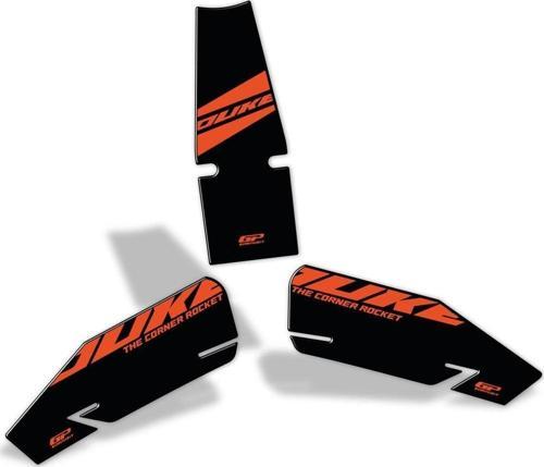 KTM Duke 390 2024 Uyumlu Tank Pad Seti Siyah