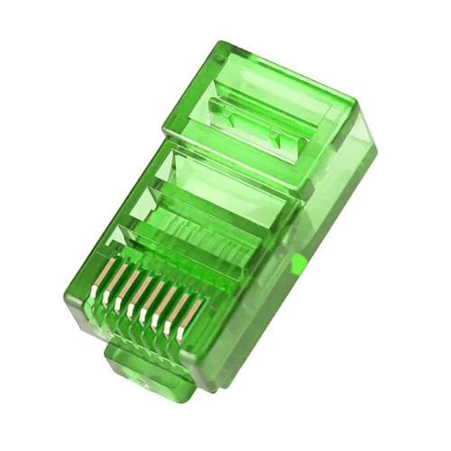 RJ45 Cat5 Cat6 8P8C Erkek Soket - Yeşil