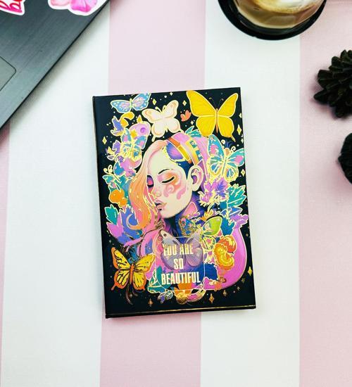 Çok Güzelsin Tasarımlı Lastikli Defter