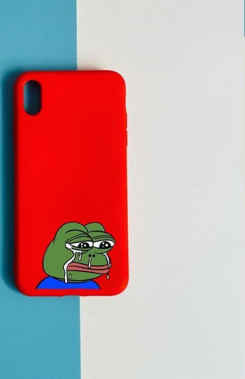 Kurbağa Pepe Tasarımlı iPhone Xs Max Kılıf