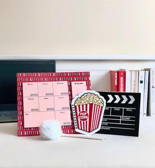 Planner Şekilli Defter Ve Kalem Kırtasiye Seti