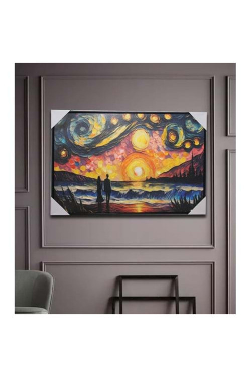 Duvara Asmalı Yağlı Boya Pano - 90x60cm