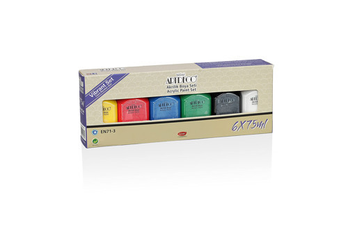 6x75 ml Set Canlı Renkler