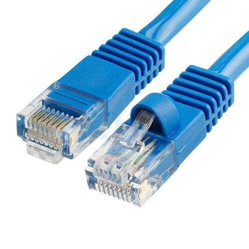 Tkz Cat6015M 1.5 Metre Cat6 Rj45 Lan Kablosu UÇLARI FABRİKASYON TAKILI Bilgisayar Modem Mavi