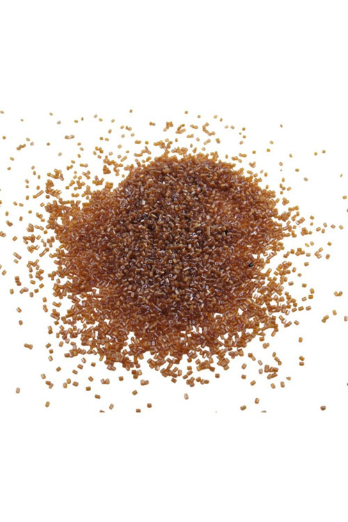 Kesme Boncuk Şeffaf Koyu Kahve 2x1,5 mm (100 Gr 4000 Adet)